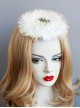 Fashion Personality Angel School Opening Ceremony Prom Party White Tassel Topper