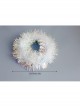 Fashion Personality Angel School Opening Ceremony Prom Party White Tassel Topper