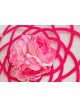 Fashion Exaggerated Personality Pink Flowers Stage Performance Makeup Party Hat