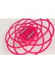 Fashion Exaggerated Personality Pink Flowers Stage Performance Makeup Party Hat