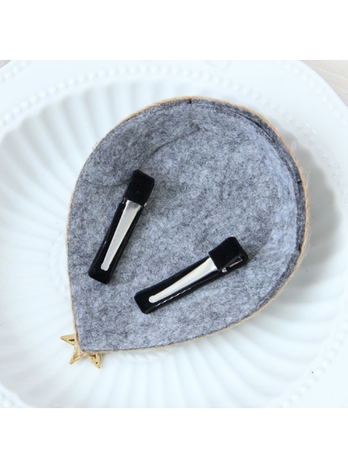 Fashion Handmade Holiday Female Personality Wood Chips Hemp Rope Stars Gray Top Hat Hairpin