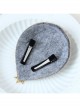 Fashion Handmade Holiday Female Personality Wood Chips Hemp Rope Stars Gray Top Hat Hairpin