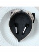 Gothic Fashion Retro All-Match Black Bow Lace Rose Top Hat Hairpin