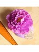 Fashion Retro Leisure Exaggerated Holiday Banquet Purple Flowers Lace Top Hat Hairpin