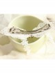Palace Fashion Purple Flowers White Lace Tassels Wedding Dress Female Spring Hairpin