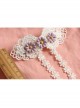 Palace Fashion Purple Flowers White Lace Tassels Wedding Dress Female Spring Hairpin