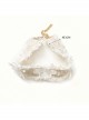 Lolita Fashion Palace Individuality White Lace Butterfly Velvet Rope Short Necklace