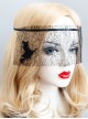 Funny Sexy Halloween Christmas Masquerade Male Female Adult Queen Witch Black Mesh Mask