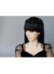 Cool Retro Fashion Gothic Halloween Masquerade Party Rose Black Skull Female Long Earrings