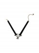 Retro Gothic Fashion Black Female Spider Velvet Halloween Choker