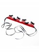 Retro Fashion Red Spider Web Black Bat Diadem Queen Birthday Halloween Headband