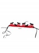 Retro Fashion Red Spider Web Black Bat Diadem Queen Birthday Halloween Headband