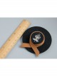 Casual Creative Suit Retro Fabric Female Rose Black Top Hat Brooch