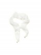 Fashion Retro Palace Lolita White Butterfly Lace Long Necklace