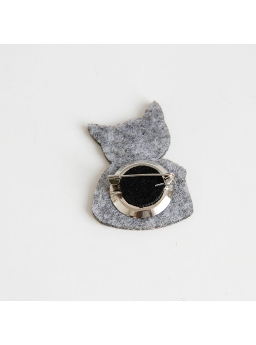 Retro Fashion Literary Personality Black Cat Color Sweater Brooch