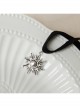 Gothic Retro Fashion Black Lace Pearl Wedding Multi-Level Necklace