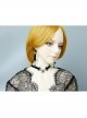 Retro Personality Simple Punk Hipster Hip Hop Halloween Nightclub Spider Black Velvet Long Earrings