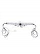 Black Angel Pearl Gothic Witch Halloween Prom Show Exaggerated Tassel Queen Hairband