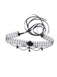 Black Angel Pearl Gothic Witch Halloween Prom Show Exaggerated Tassel Queen Hairband