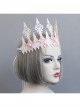 Fashion Pink Starfish Wreath Bride Married Diadem White Pearl Hairband
