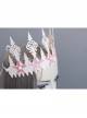 Fashion Pink Starfish Wreath Bride Married Diadem White Pearl Hairband