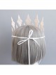 Fashion Pink Starfish Wreath Bride Married Diadem White Pearl Hairband