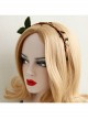 Fashion Personality Leisure Party Green Rattan Leaves Female Hair Band