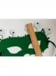Fashion Personality Half Face Halloween Christmas Children'S Day Cartoon Animal Little Monster Green Mask