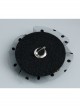 Fashion Creative Handmade Black Net Yarn Polka Dot Bowknot Fabric Top Hat Brooch