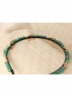 Fashion Elegant Personality Lady Golden Leaves Green Rhinestone Crystal Headband