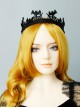 Retro Fashion Gothic Halloween Black Bat Cobweb Crown Prom Demon Vampire Hairband