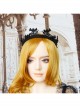 Retro Fashion Gothic Halloween Black Bat Cobweb Crown Prom Demon Vampire Hairband