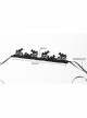 Retro Fashion Gothic Halloween Black Bat Cobweb Crown Prom Demon Vampire Hairband