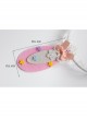 Cute Fashion Color Stars White Lace Girly Bow Pink Rabbit Ears Lolita Headband
