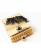 Retro Gothic Fashion Creative Black Lace Rose Gem Net Yarn Female Band Ring Bracelet