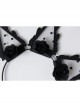 Fashion Retro Gothic Black Lace Rose Stage Nightclub Crown Halloween Christmas Holiday Headband