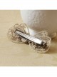 Cute Fashion Personality Golden Lace Flower Bow Knot Hemp Rope Hairpin