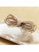 Cute Fashion Personality Golden Lace Flower Bow Knot Hemp Rope Hairpin