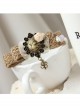Elegant Lady Rose Flower Beauty Straw Rope Net Yarn Personality Fashion Hairpin