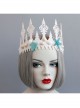 Fashion Blue Starfish Shell Personality Seaside Tourism Attractions Wreath Crown Hairband