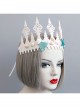 Fashion Blue Starfish Shell Personality Seaside Tourism Attractions Wreath Crown Hairband