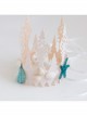 Fashion Blue Starfish Shell Personality Seaside Tourism Attractions Wreath Crown Hairband
