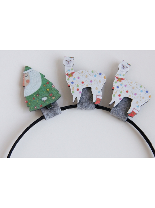 Fashion Cute Personality Christmas Tree Elk Cartoon Funny Creative Party Adult Headband