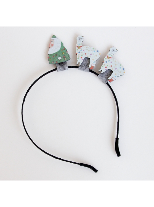 Fashion Cute Personality Christmas Tree Elk Cartoon Funny Creative Party Adult Headband
