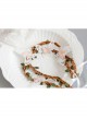 Fashion Leisure Vacation Seaside Beach White Lace Butterfly Rattan Hair Tie