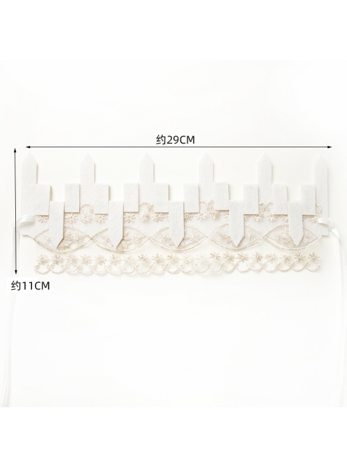 Fashion Palace Bride White Lace Adult Princess Crown Female Headband