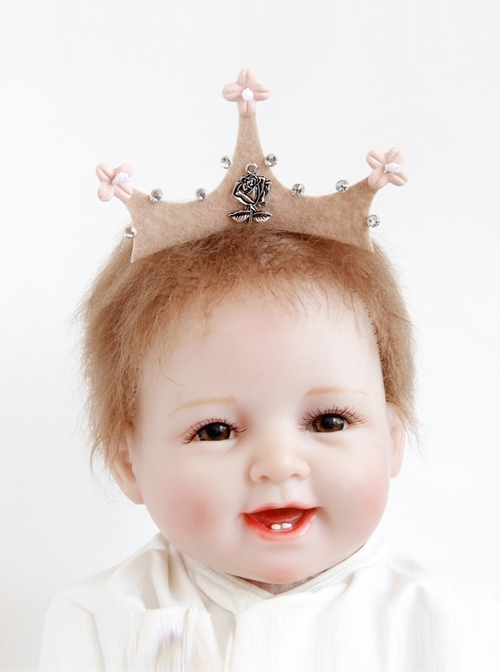 Fashion Cute Princess Crown Female Child Baby Birthday Party All-Inclusive Hairpin