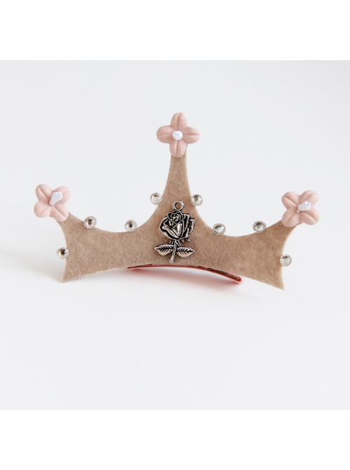 Fashion Cute Princess Crown Female Child Baby Birthday Party All-Inclusive Hairpin
