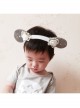 Cute Fashion Baby Girl Child Gray Sheep White Lace Flower Holiday Birthday Headband