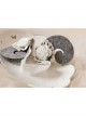 Cute Fashion Baby Girl Child Gray Sheep White Lace Flower Holiday Birthday Headband